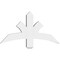 Ekena Millwork Davenport Architectural Grade PVC Gable Bracket, 36"W x 19 1/2"H x 4"D x 4"F, 13/12 Pitch GBP036X20X0404DAV00 - alternate 3